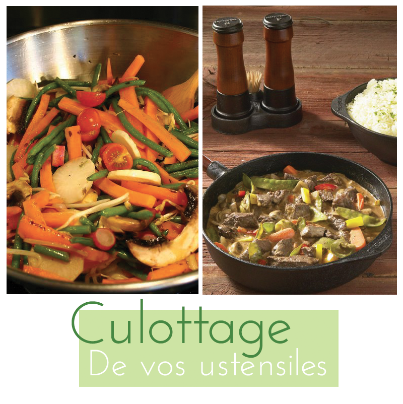 2 Poêles et 2 coccottes en fonte, Casseroles et poêles