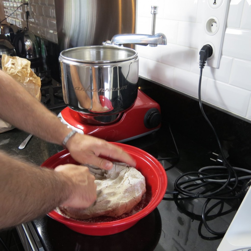 façonnage de la pâte à pain